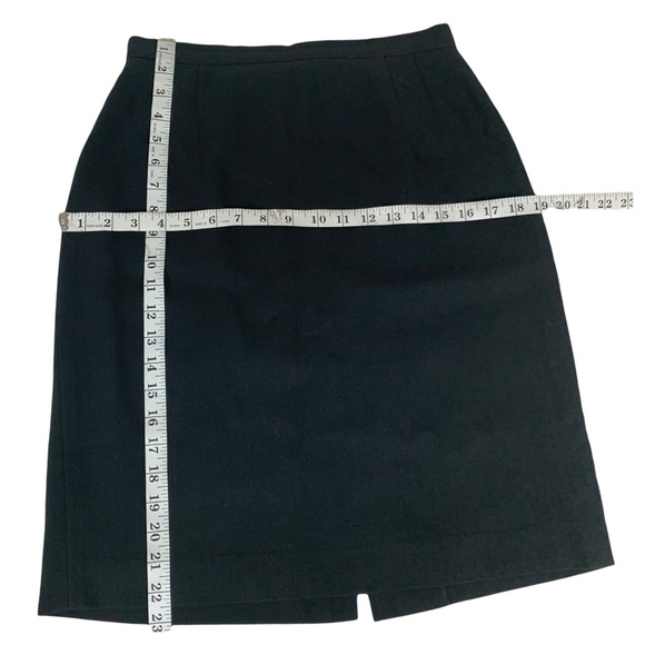 Vintage Giorgio Armani Le Collezioni Wool Skirt -Size 8 Italy - Picture 6 of 8